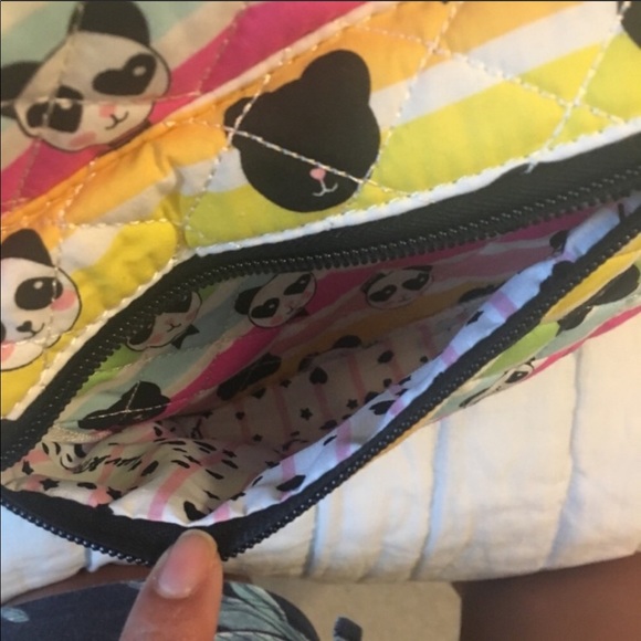 NWT Luv Betsey | Rainbow Striped Panda Backpack - Picture 5 of 7